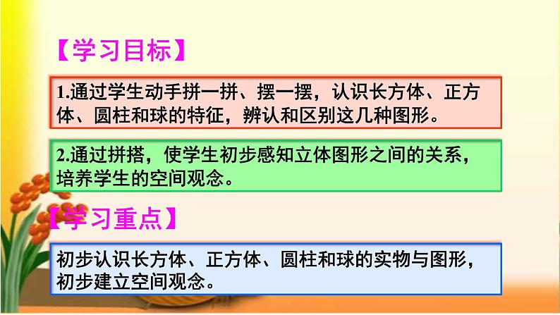 人教版一年级数学上册 4 认识图形（一）(1)课件第2页