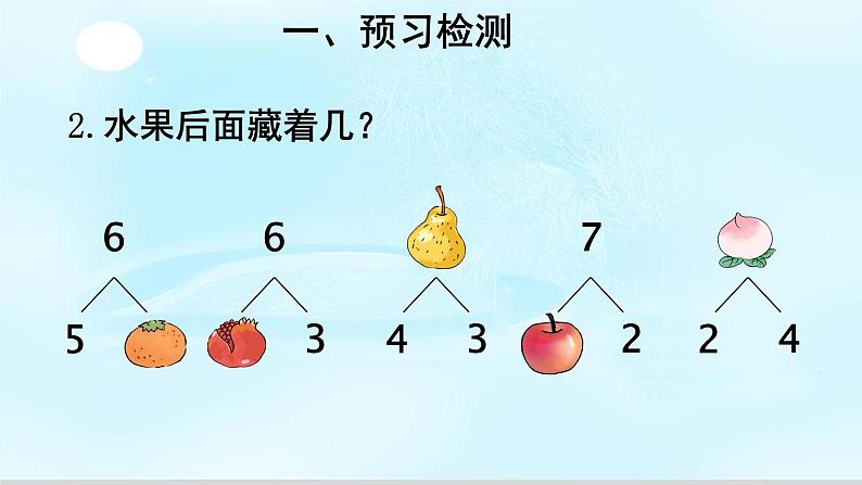 人教版一年级数学上册 5.1 6和7的加减法课件第4页