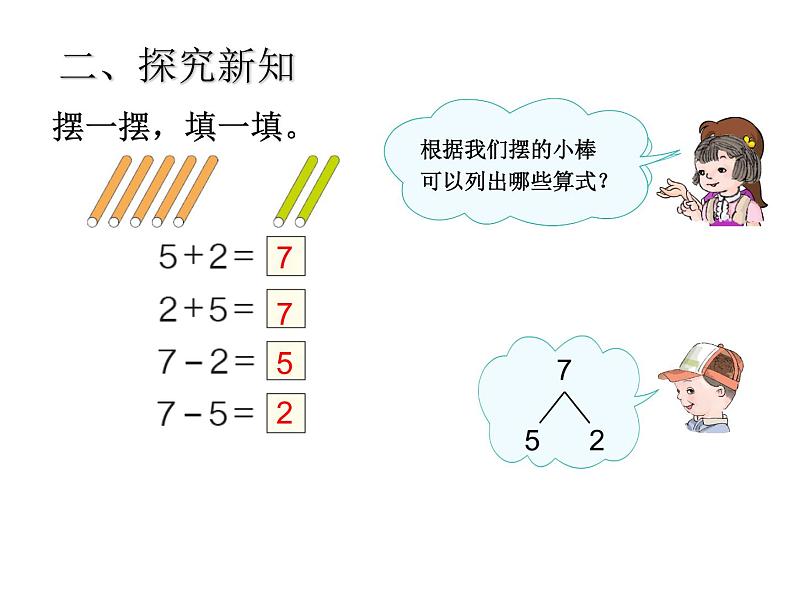 人教版一年级数学上册 5.1 6和7的加减法课件课件第6页