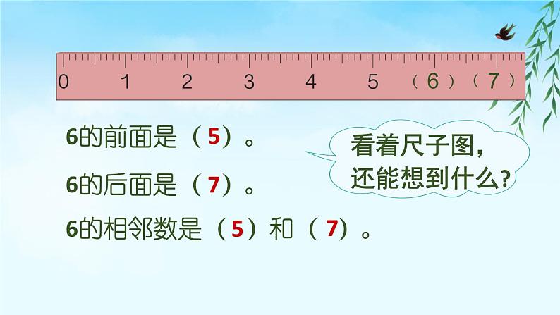 人教版一年级数学上册 5.1 6和7的认识课件第6页