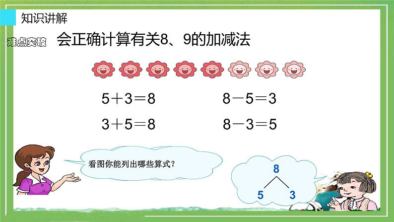 人教版一年级数学上册 5.2 8和9(14)课件第4页