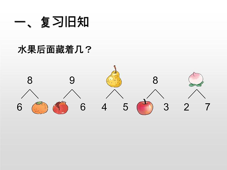 人教版一年级数学上册 5.2 8和9的加减法(3)课件第2页