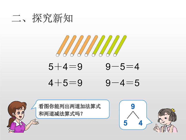 人教版一年级数学上册 5.2 8和9的加减法(3)课件第4页