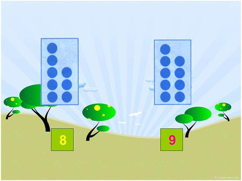 人教版一年级数学上册 5.2 8和9的认识(9)课件第4页
