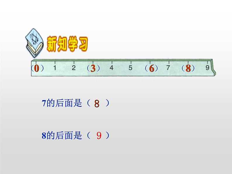 人教版一年级数学上册 5.2 8和9的认识课件第6页