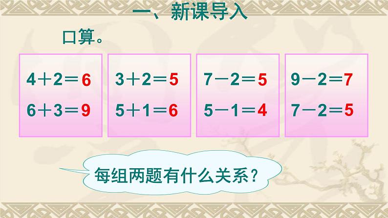 人教版一年级数学上册 5.4 连加连减(1)课件第2页