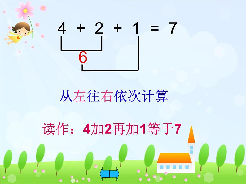 人教版一年级数学上册 5.4 连加连减(2)课件第3页