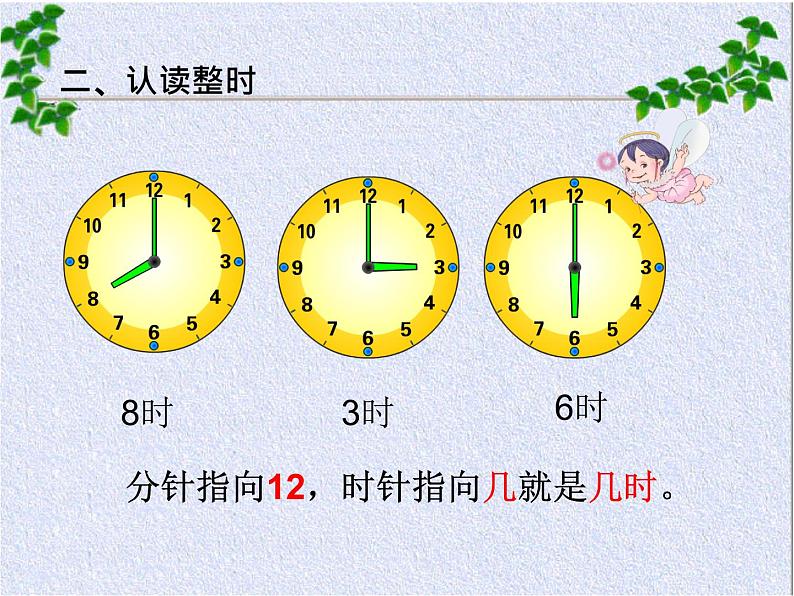 人教版一年级数学上册 7 认识钟表(16)课件第5页