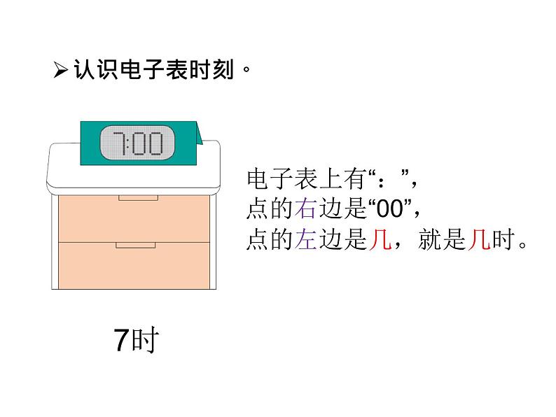 人教版一年级数学上册 7 认识钟表(22)课件第7页