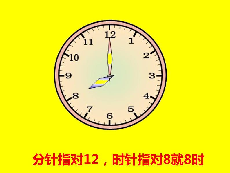 人教版一年级数学上册 7 认识钟表(55)课件第7页