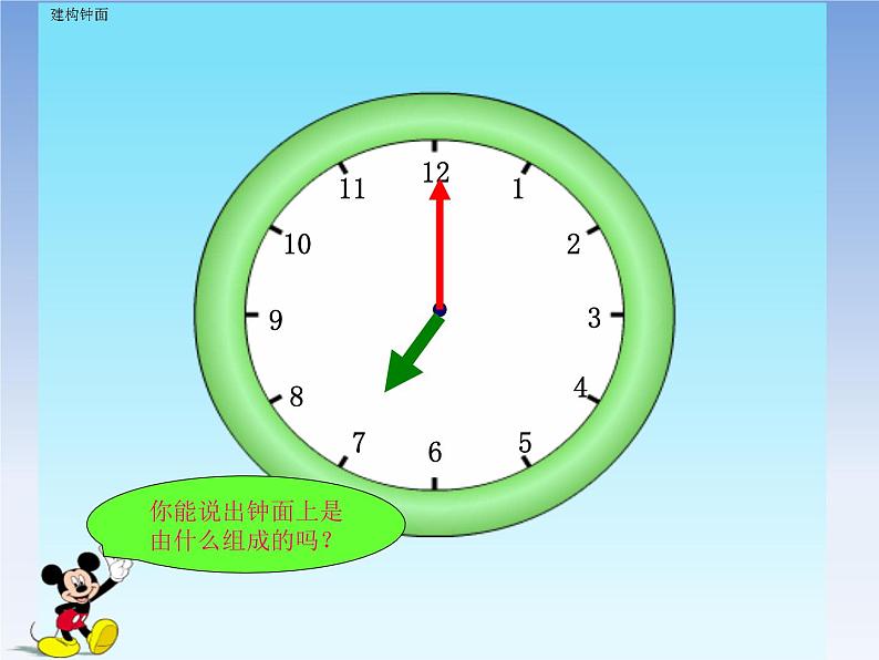 人教版一年级数学上册 7 认识钟表(56)课件第4页