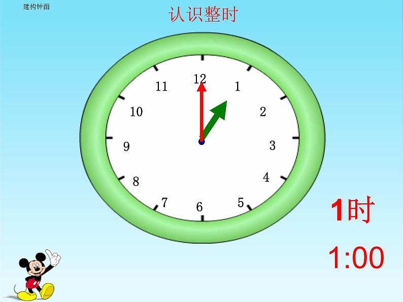 人教版一年级数学上册 7 认识钟表(56)课件第7页