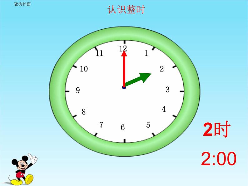 人教版一年级数学上册 7 认识钟表(56)课件第8页