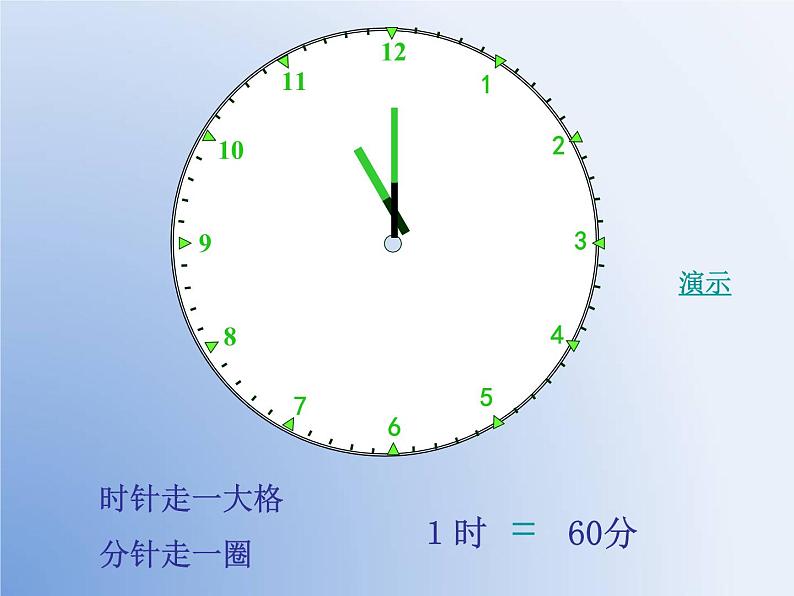 人教版一年级数学上册 7 认识钟表(59)课件第3页