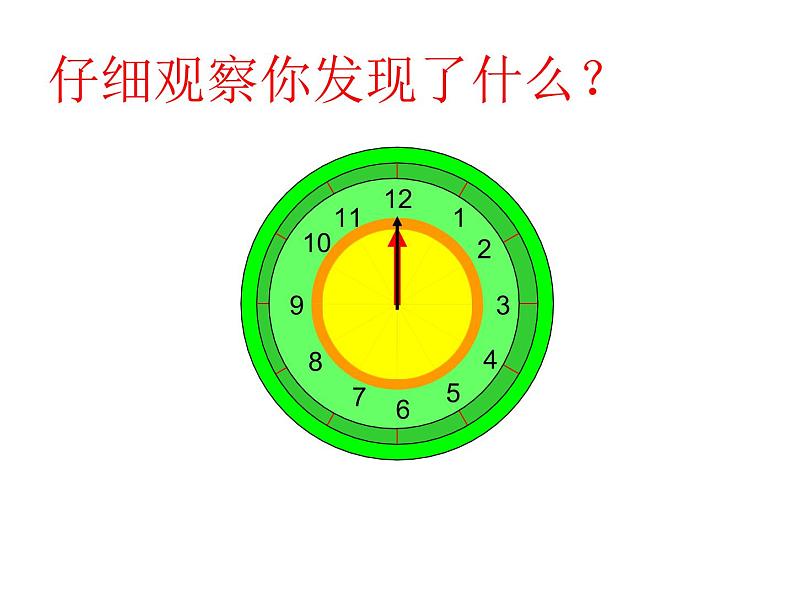 人教版一年级数学上册 7 认识钟表(82)课件第7页