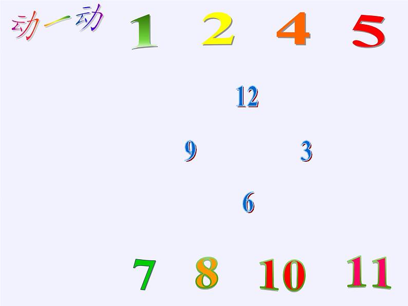 人教版一年级数学上册 7.认识钟表课件第7页