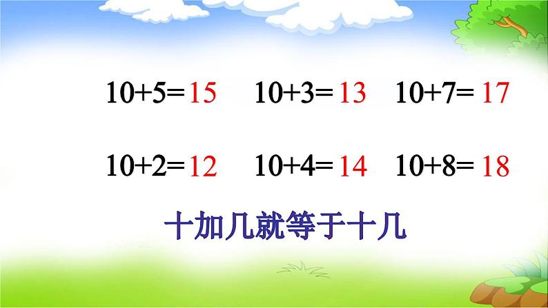 人教版一年级数学上册 8.1 《9加几》课件第2页