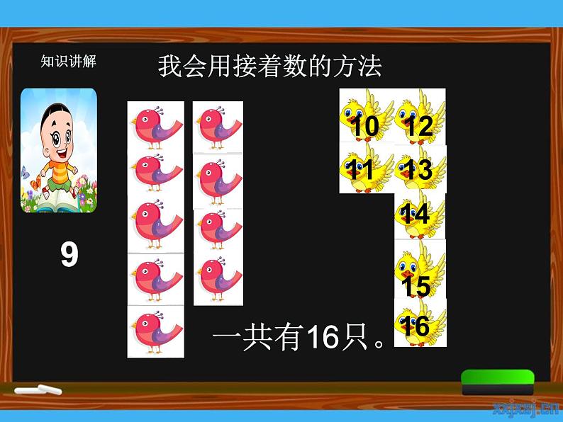 人教版一年级数学上册 8.1 9加几(7)课件第6页