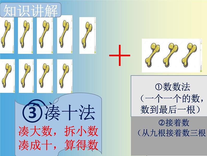 人教版一年级数学上册 8.1 9加几(12)课件第8页