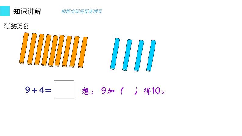 人教版一年级数学上册 8.1 9加几(23)课件第6页