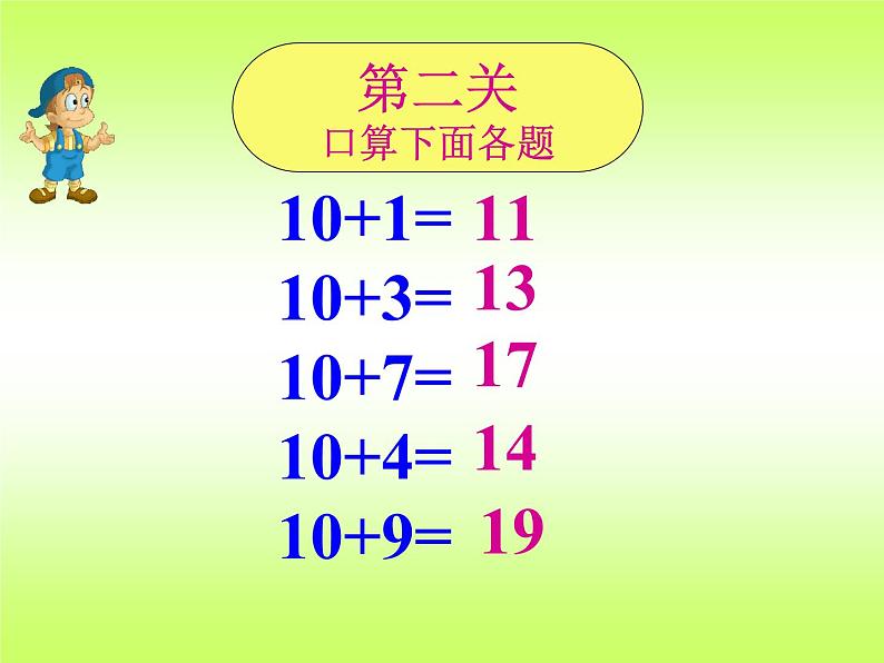 人教版一年级数学上册 8.1 9加几(27)课件第3页