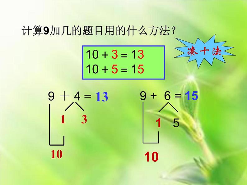 人教版一年级数学上册 8.1 9加几(27)课件第8页