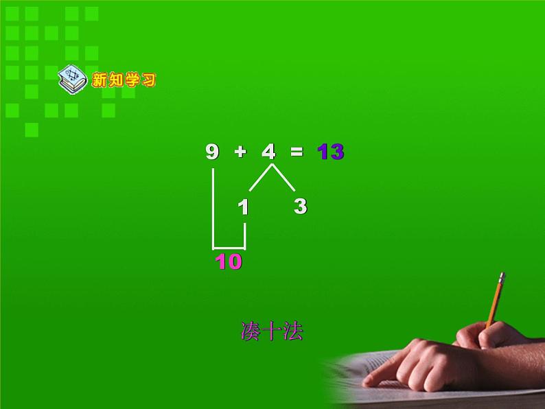 人教版一年级数学上册 8.1 9加几(31)课件第5页