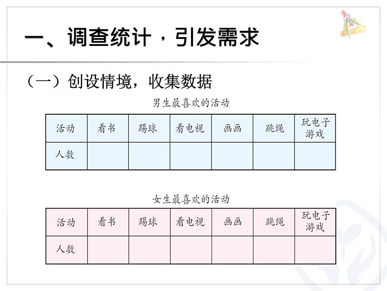 复式统计表(人教)课件PPT第3页