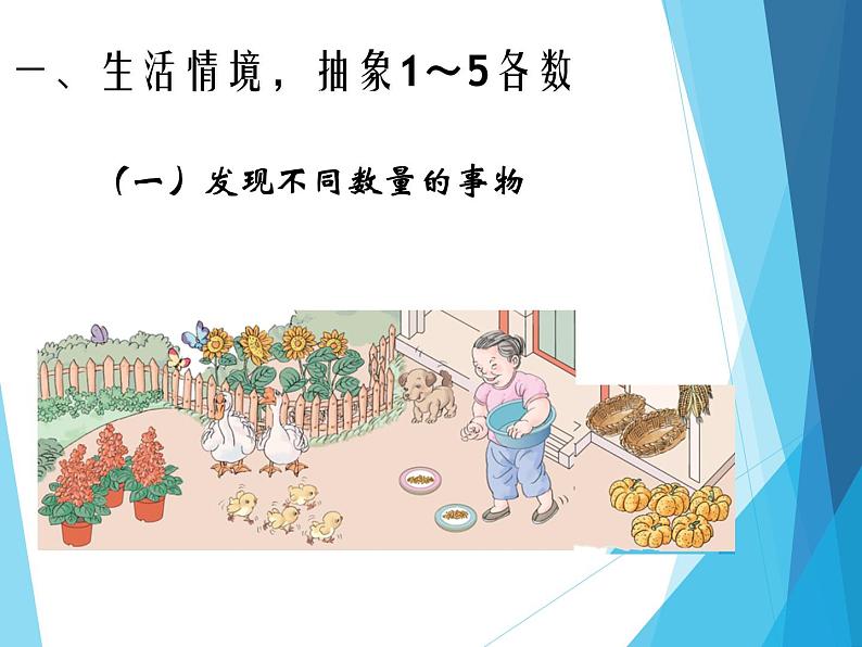 人教版一年级数学上册 3.1 1~5的认识_课件第3页