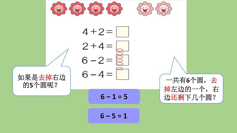 人教版一年级数学上册 5.1 6、7的加减法(2)课件第4页