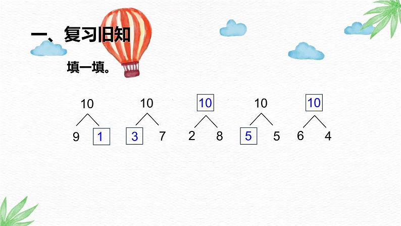 人教版一年级数学上册 5.3 10的加减法(3)课件第3页