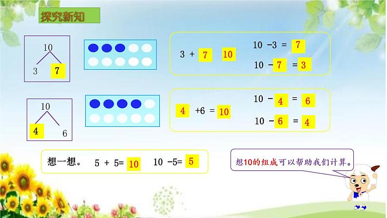 人教版一年级数学上册 5.3 10的加减法(1)课件第5页