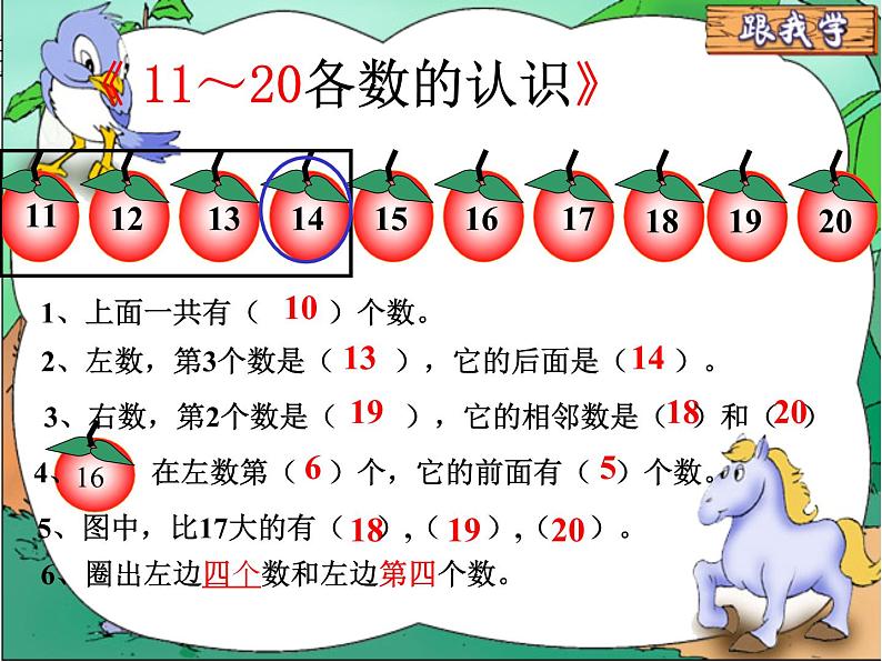 人教版一年级数学上册 6 11~20各数的认识(1)课件第3页