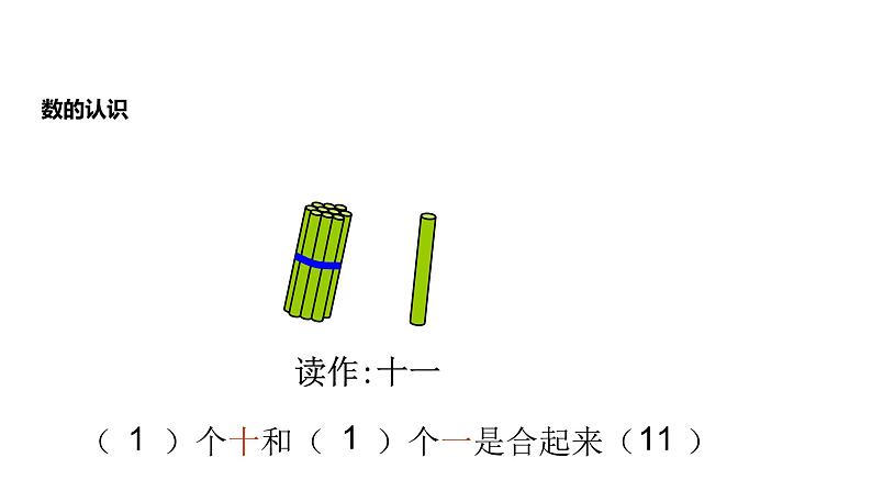 人教版一年级数学上册 6 11~20各数的认识(1)课件第7页