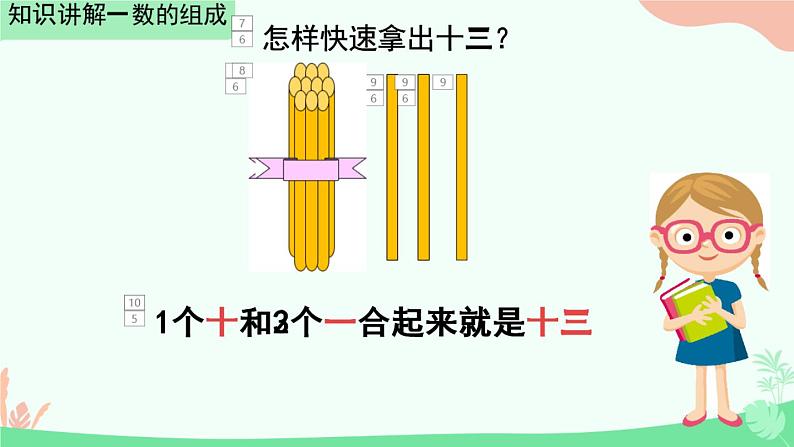 人教版一年级数学上册 6 11-20各数的认识(1)课件第7页