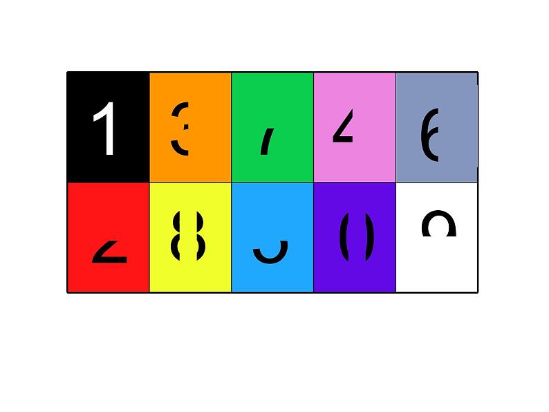 人教版一年级数学上册 中班数学活动：数字宝宝课件第2页