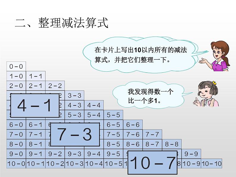 人教版一年级数学上册 整理和复习(2)课件03