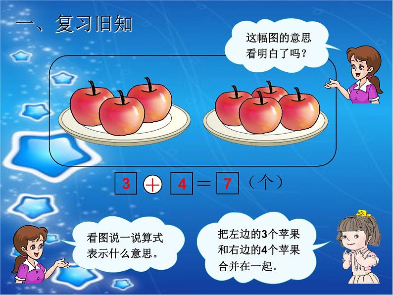 人教版一年级数学上册 用加法和减法解决问题课件第4页