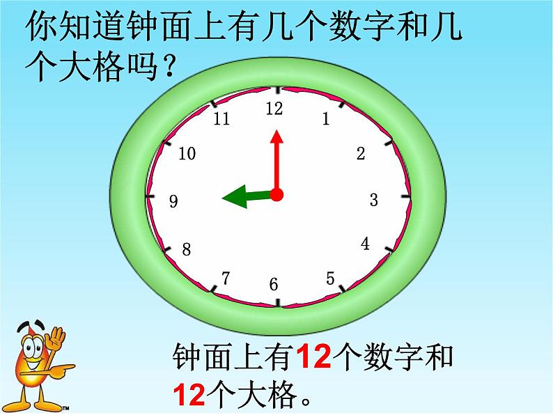 人教版一年级数学上册 认识时钟课件第4页