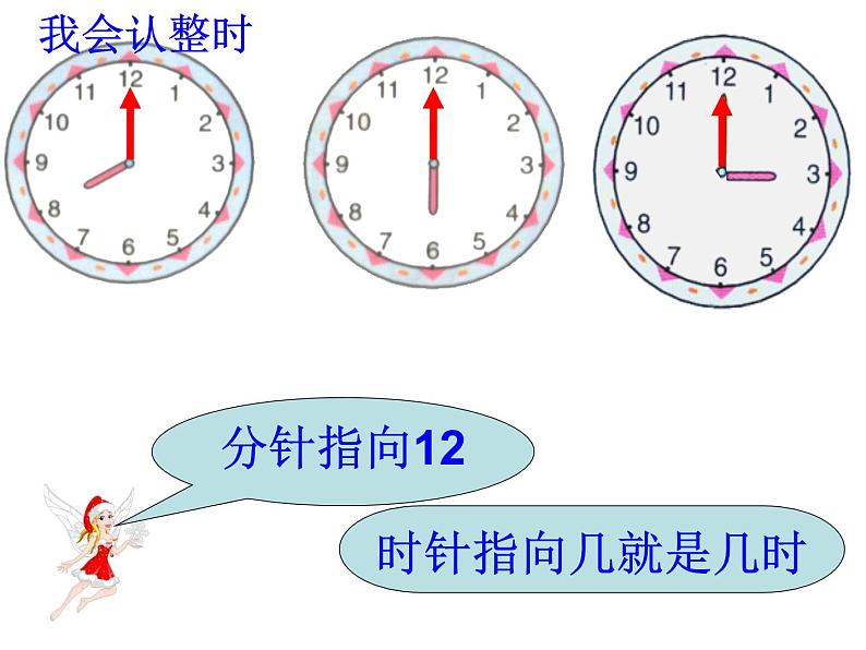 人教版一年级数学上册 认识时钟课件第7页