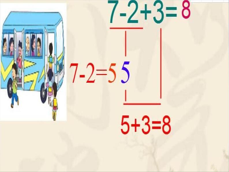 人教版一年级数学上册 混合运算课件第6页