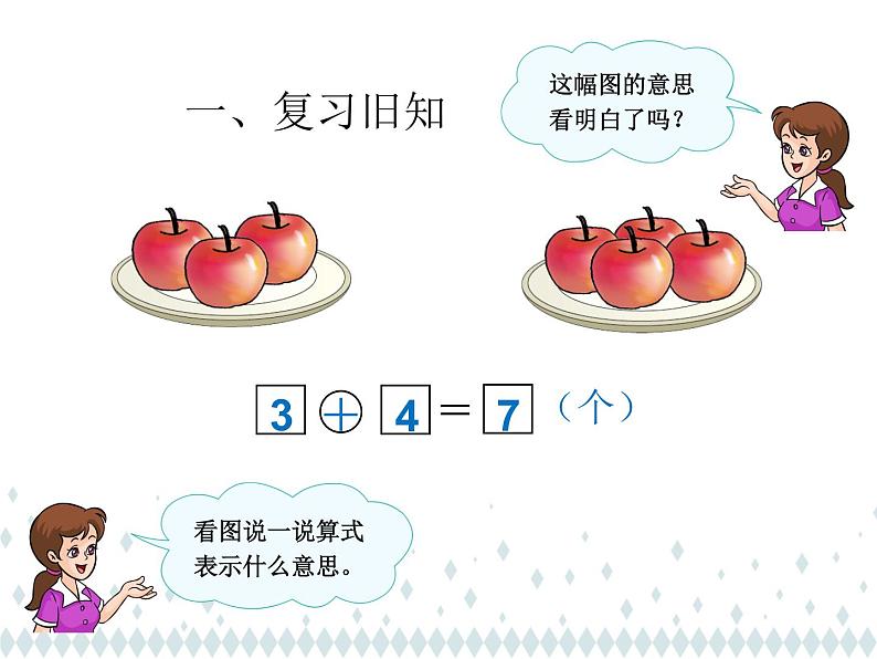 人教版一年级数学上册 解决问题(1)课件03