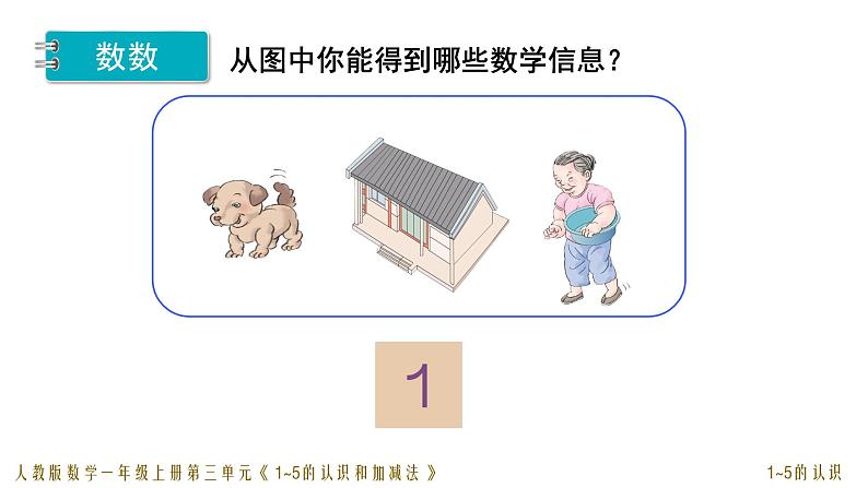 人教版一年级数学上册 第三单元01 1~5的认识课件第4页