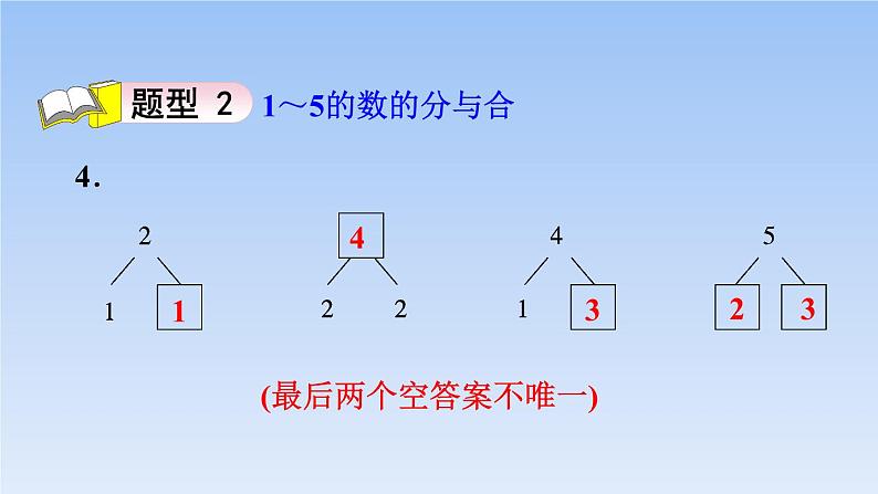 人教版一年级数学上册 第3单元《整理与复习》01课件第5页