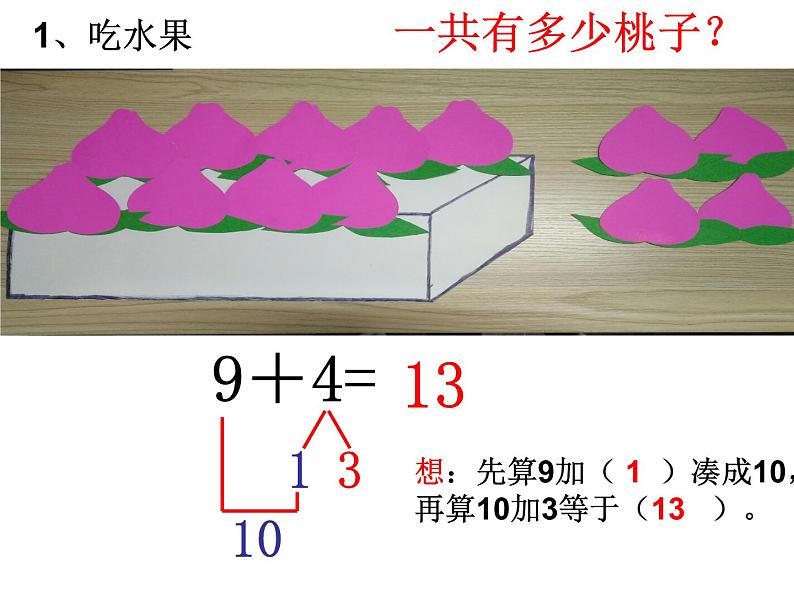 人教版一年级数学上册 8.1 九加几(3)课件第5页