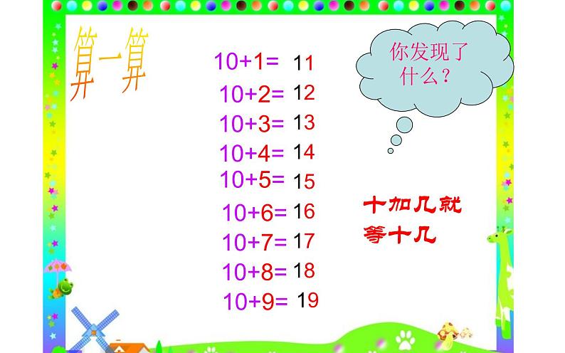 人教版一年级数学上册 8.1 九加几(1)课件第2页