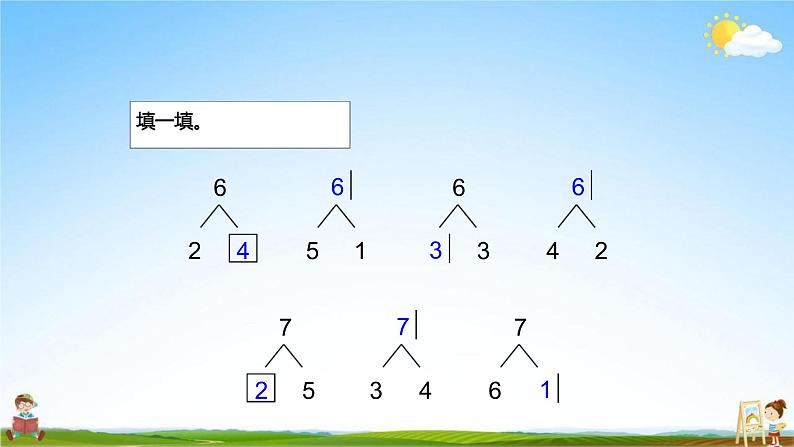 人教版一年级数学上册《第5单元第3课时 6和7的加减法》教学课件PPT优秀公开课第2页