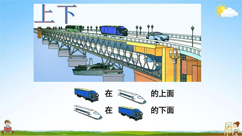 人教版一年级数学上册《第2单元第1课时 上、下、前、后》教学课件PPT优秀公开课第3页