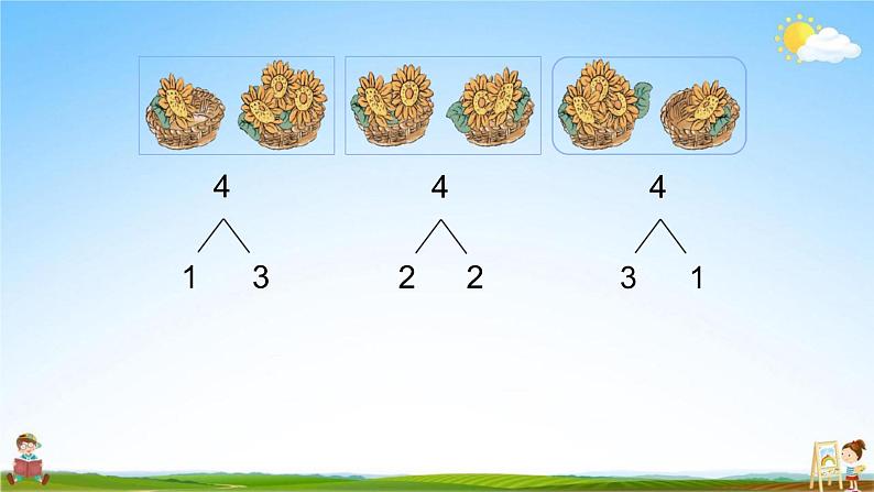 人教版一年级数学上册《第3单元第4课时 分与合》教学课件PPT优秀公开课第4页