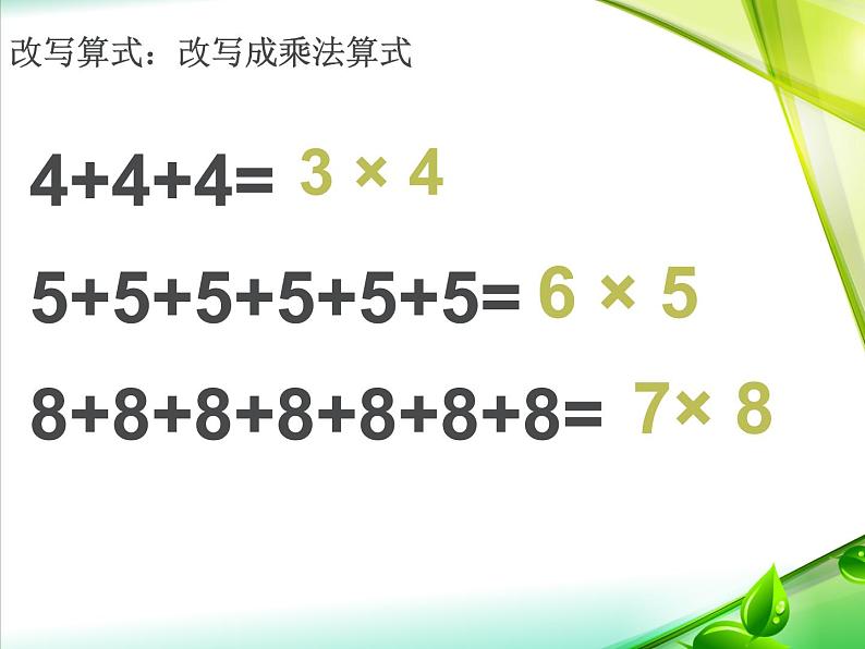 3.3 1、2、3、4的乘法口诀课件PPT01